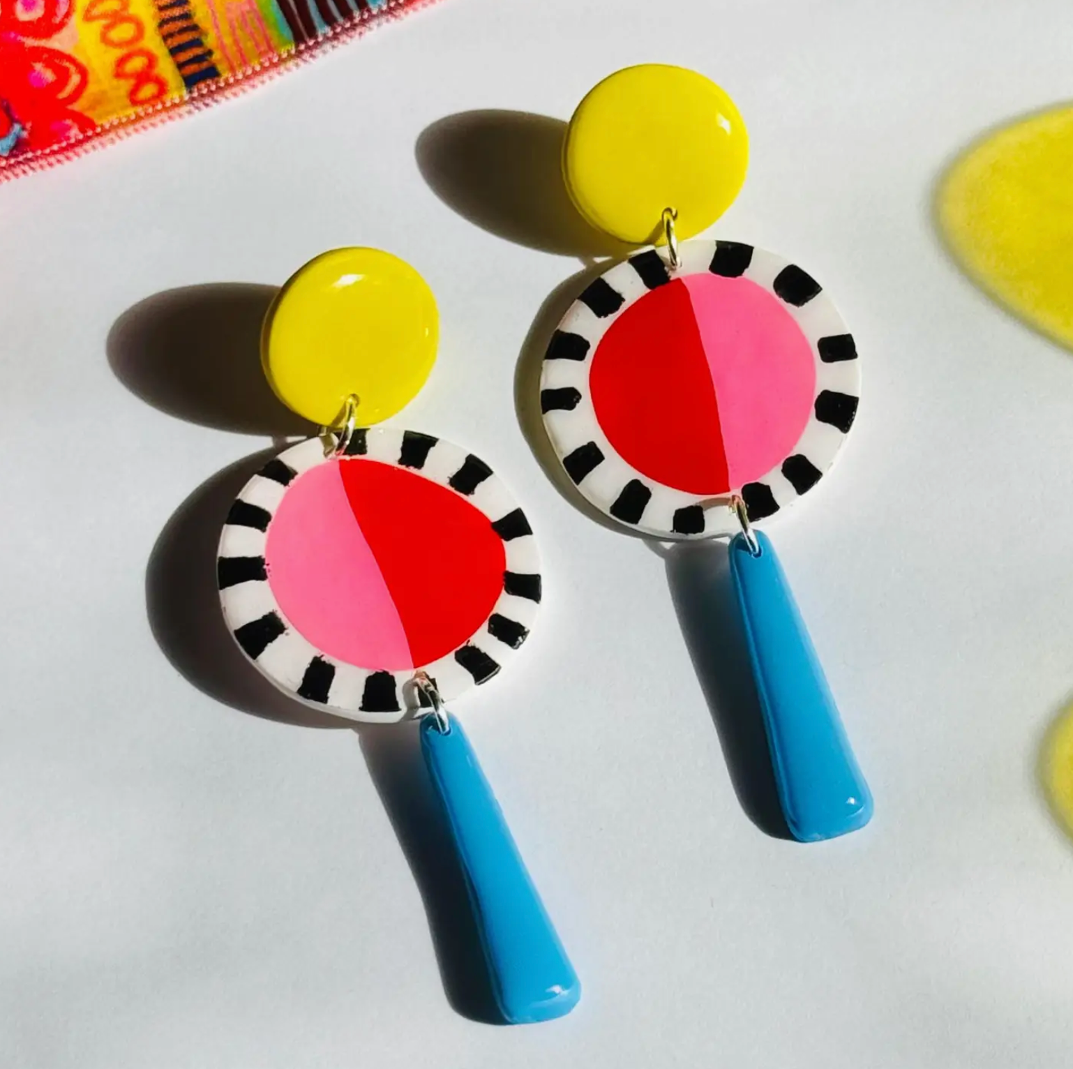 Delaney and Blu Sunny Pop Drops Earrings