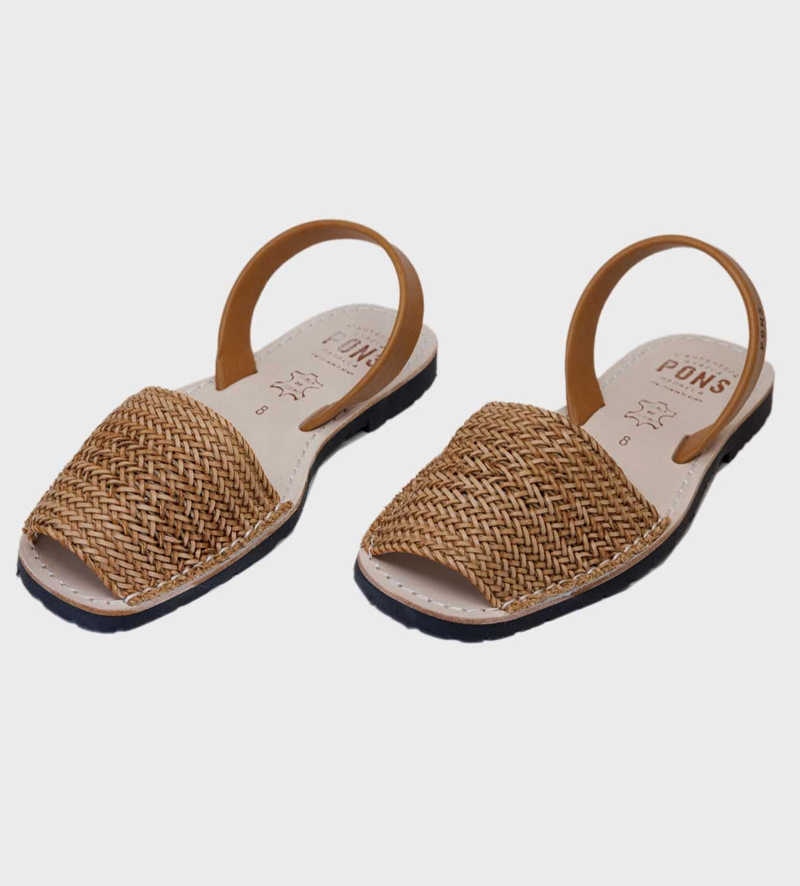 Pons Classic Sandal Woven, Carmel - Essential Elements Chicago