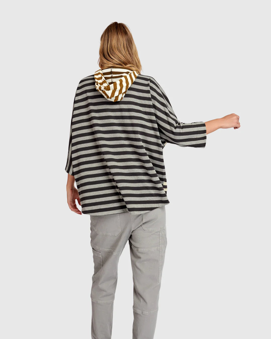 Alembika Urban Striped Hooded Top - Essential Elements Chicago