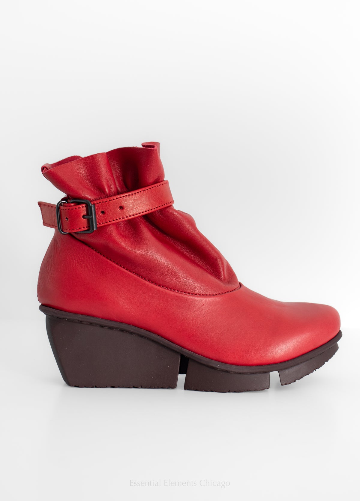 Trippen Clasp Bootie, Red
