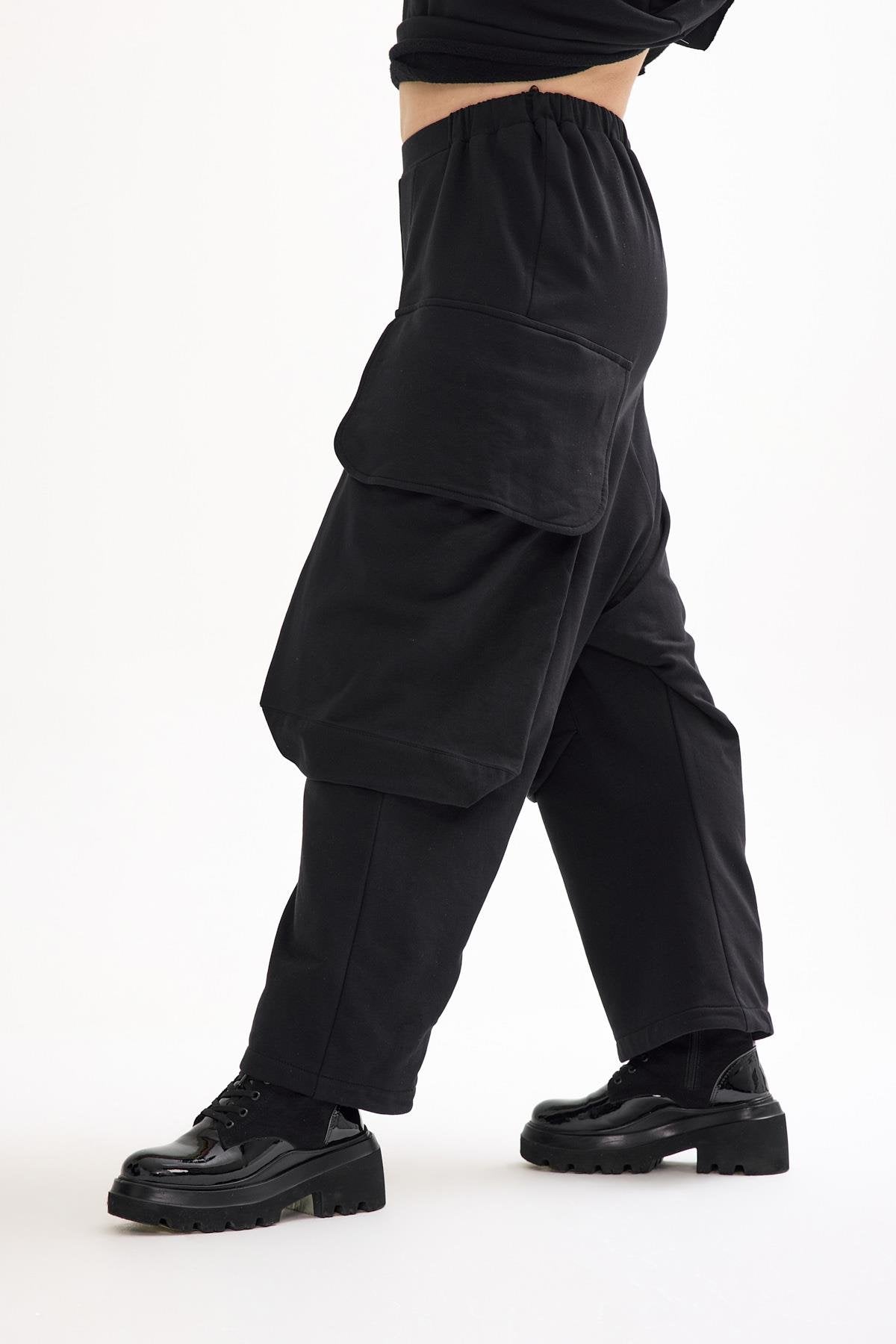 Zilberman Big Pocket Pants, Black