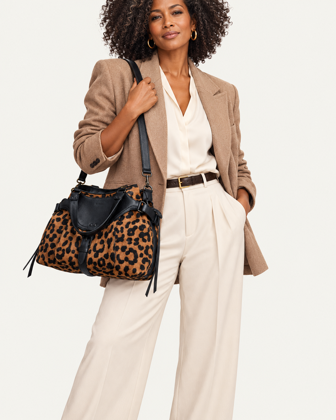 Aimee Dash Satchel - Wildcat Haircalf - Essential Elements Chicago