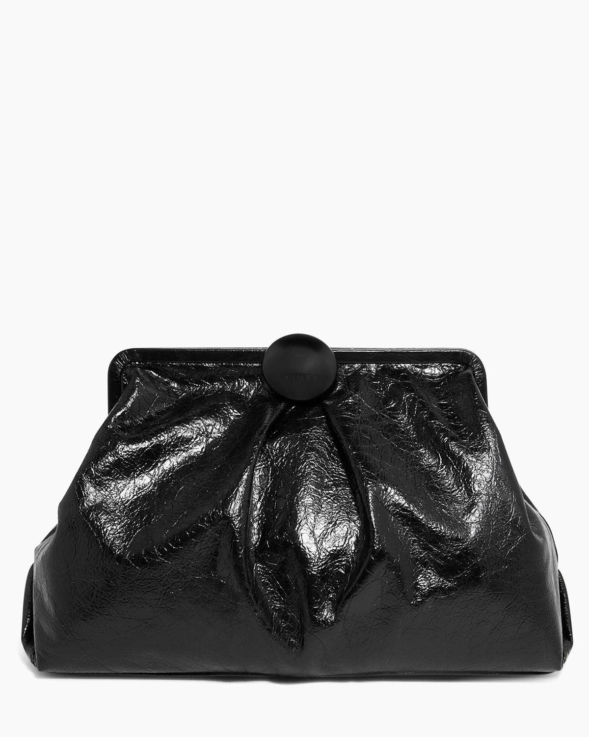 Aimee Full Circle XL Clutch – Black Crinkle - Essential Elements Chicago