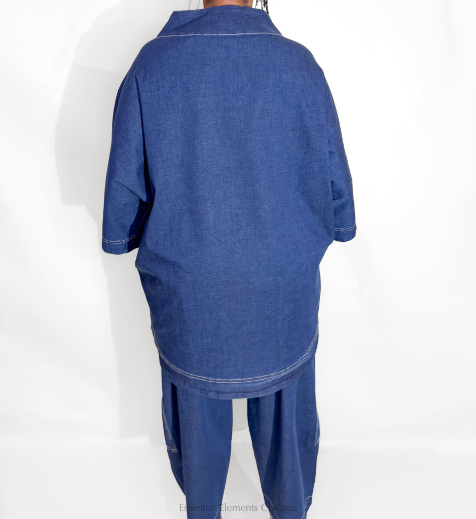 Alembika Boxy Denim Top