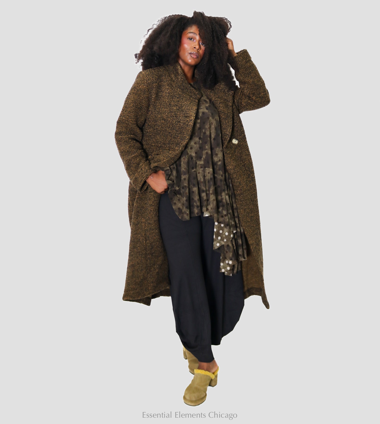 Alembika Long Honey Jacket - Essential Elements Chicago