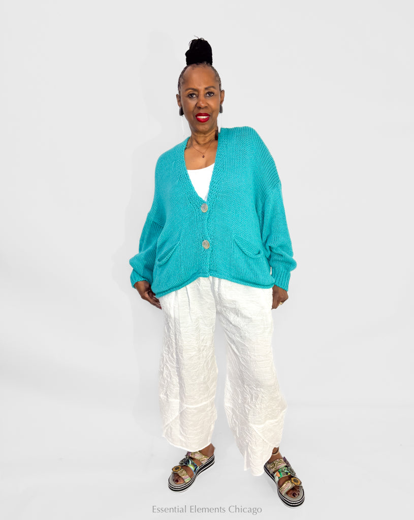 Alembika Slouchy Cardigan Sweater - Essential Elements Chicago