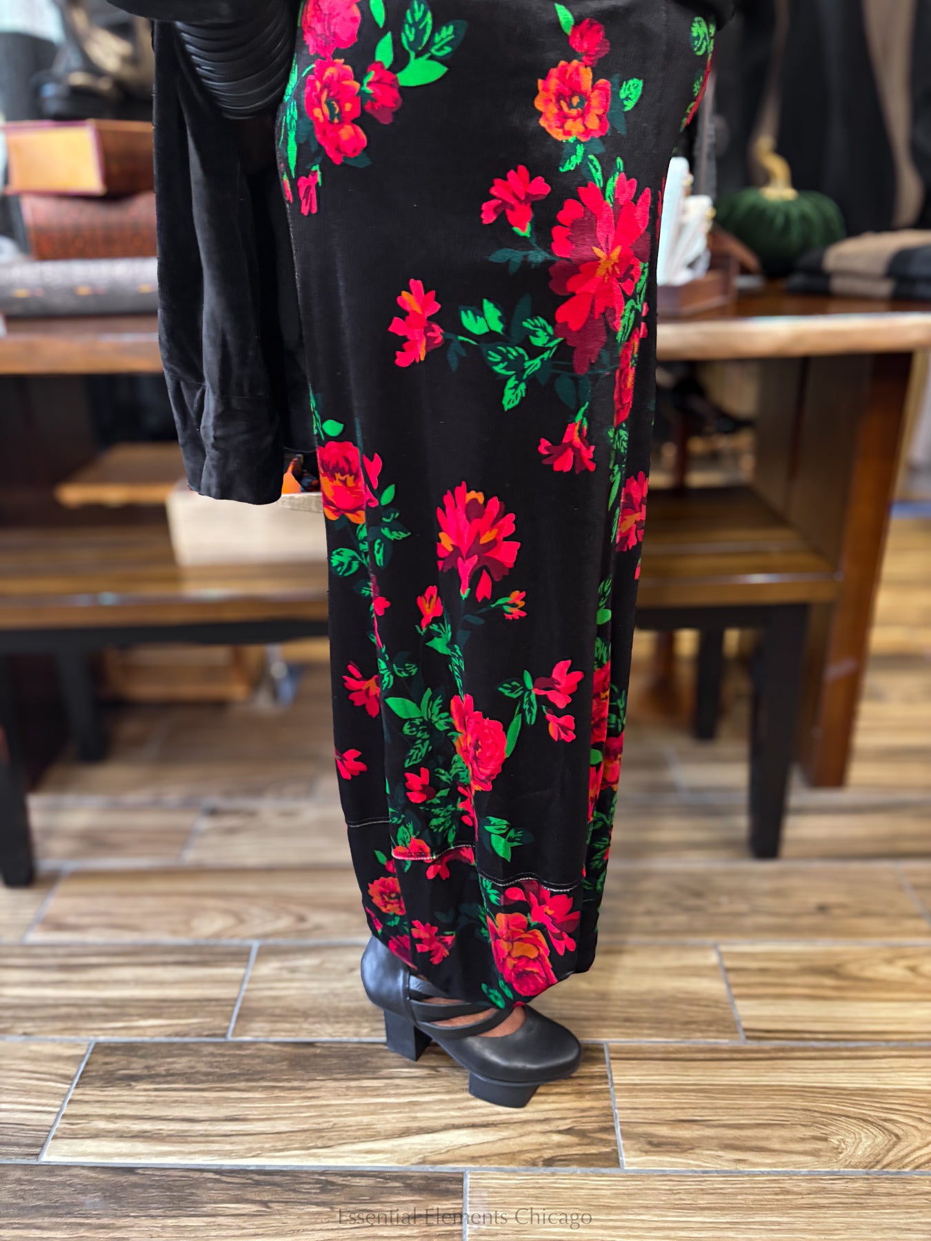 Alembika Velvet Punto Pants, Roses
