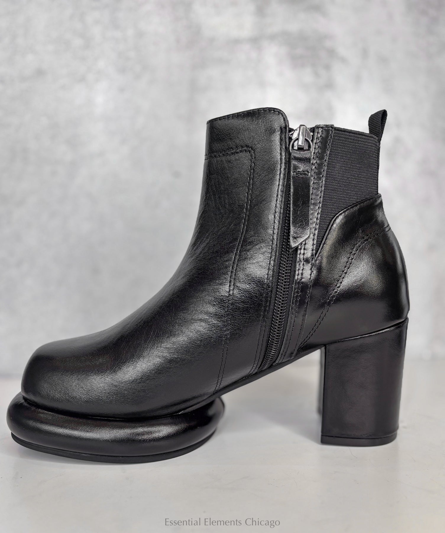 All Black Easy Mod Bootie - Essential Elements Chicago