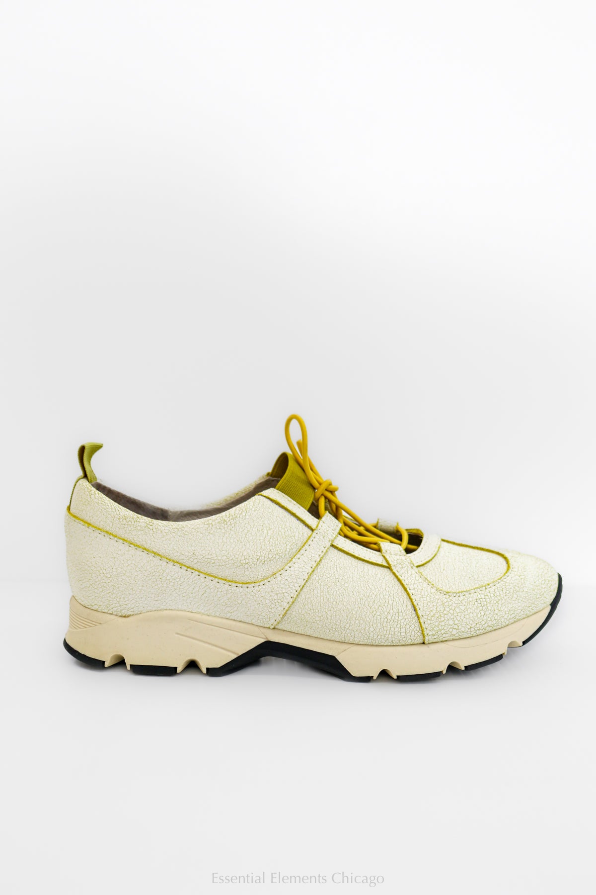 All Black Ghillie Sneaker - Beige - Essential Elements Chicago