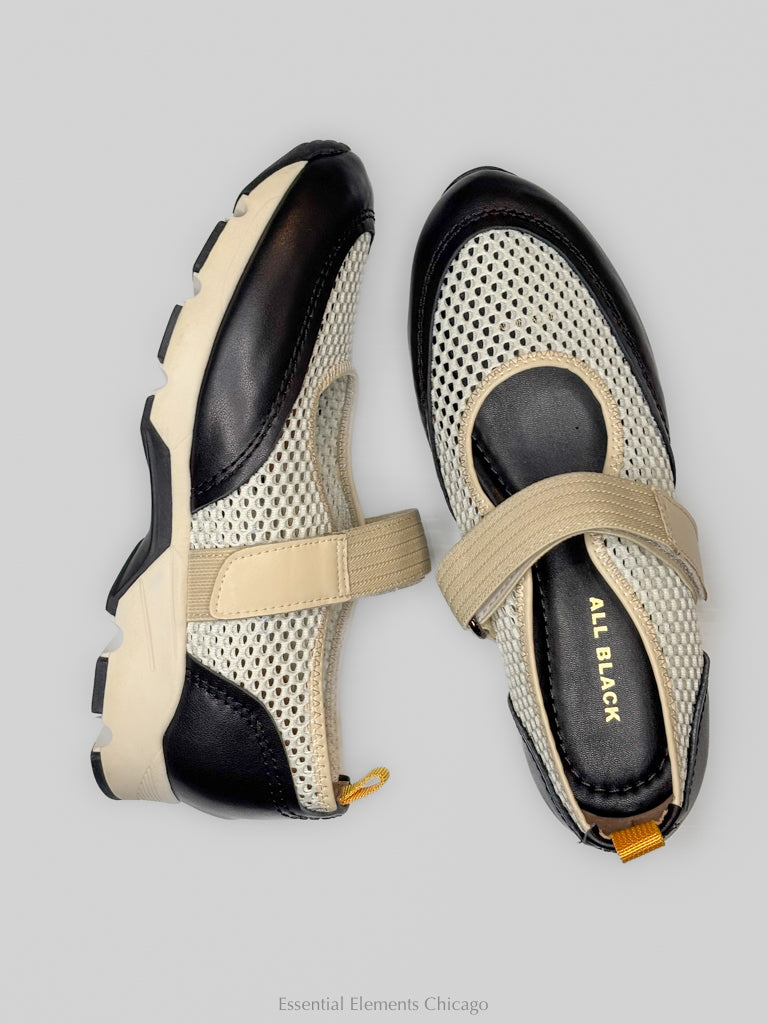 All Black MJ Mesh Mary Jane - Essential Elements Chicago