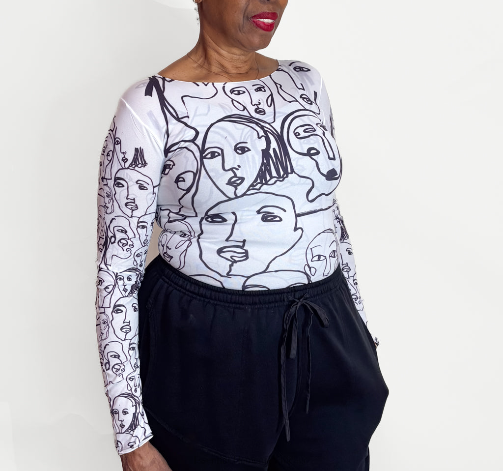 AMB Line Faces Second Skin Top