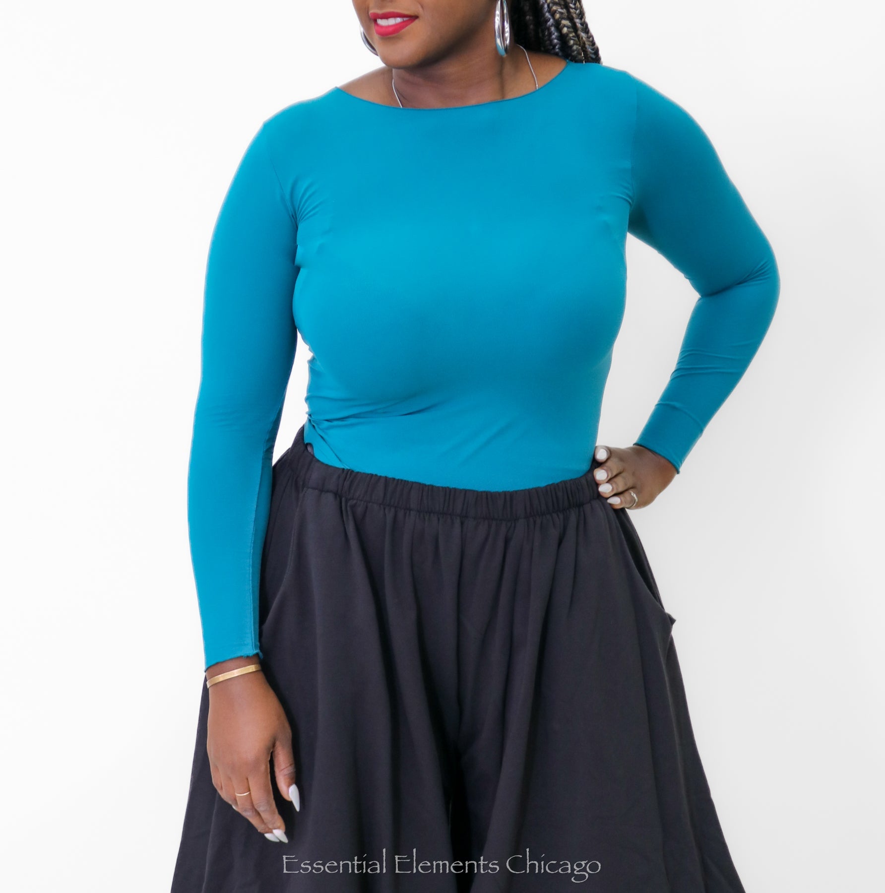 Second Skin Top, Jewel Tones - Essential Elements Chicago