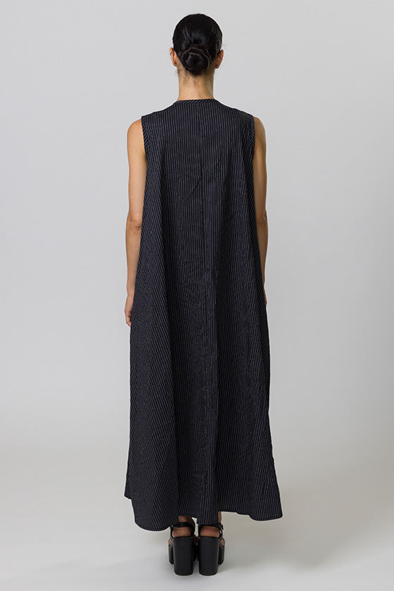 Amma Shaula Tank Dress, Pinstripe - Essential Elements Chicago