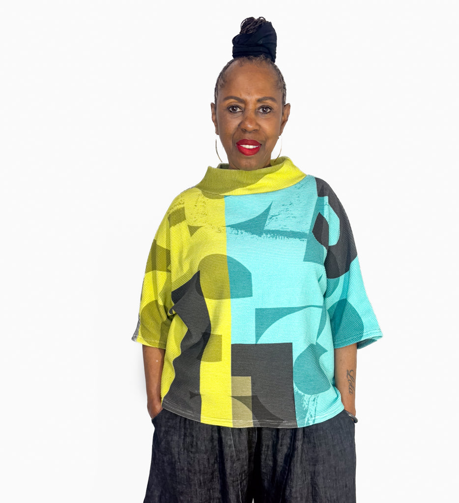 Andrea Geer Funnel Neck Top - Essential Elements Chicago