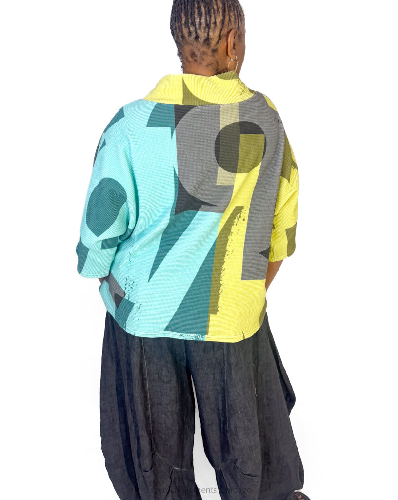 Andrea Geer Funnel Neck Top - Essential Elements Chicago