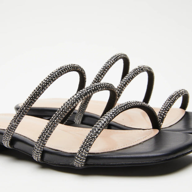 Azura Alluxure Sandal Black Shoetique - Sandals by AZURA | Essential Elements Chicago