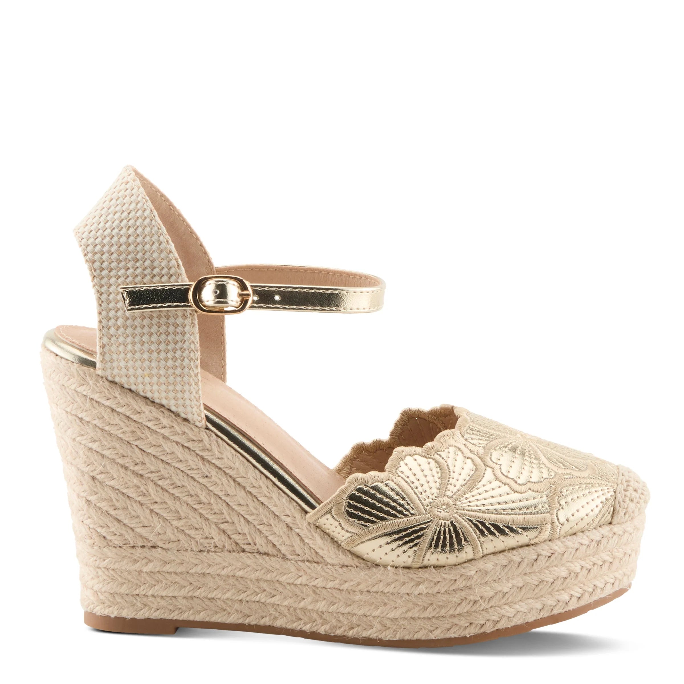 Azura Amelia Espadrille, Gold - Essential Elements Chicago