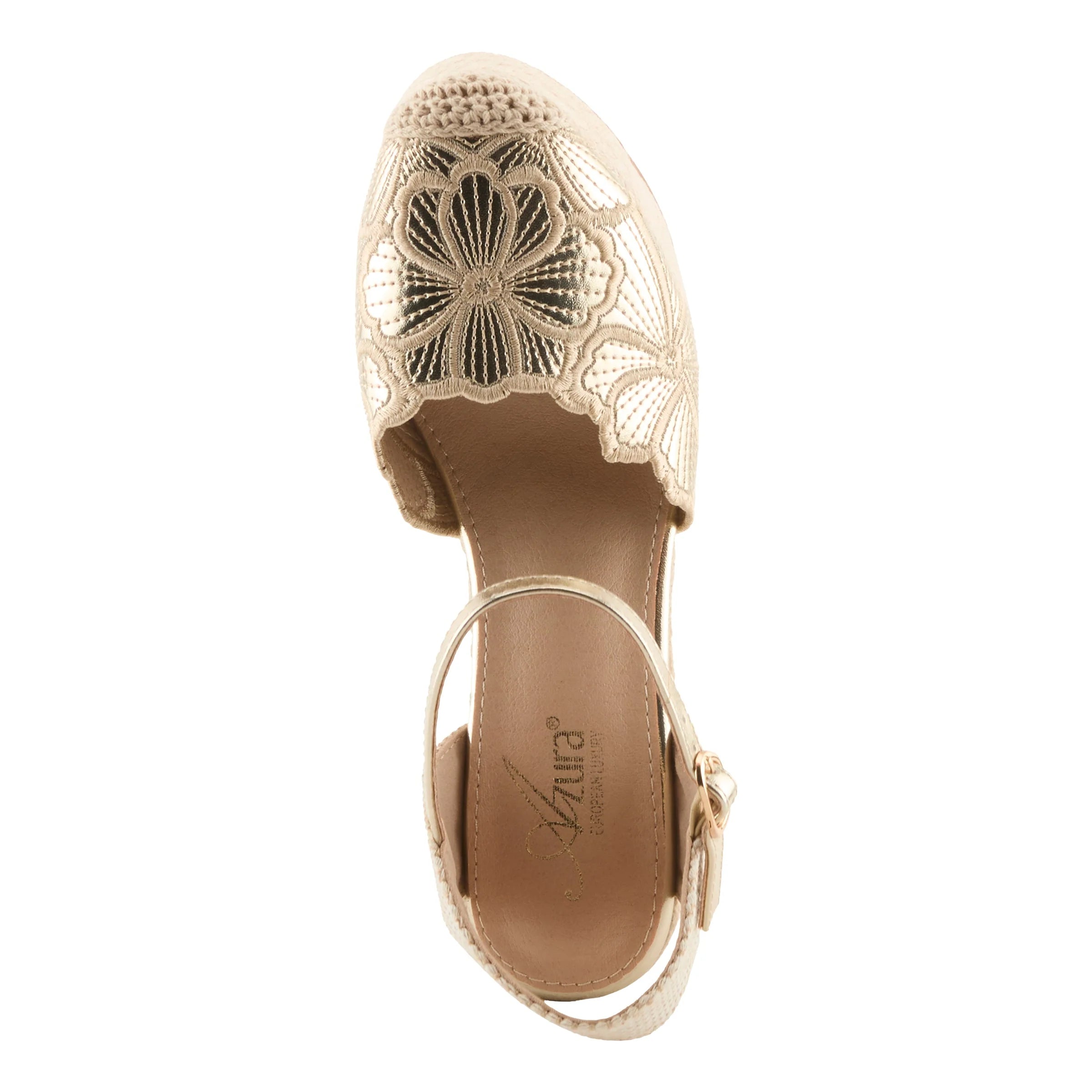 Azura Amelia Espadrille, Gold - Essential Elements Chicago