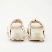 Azura Puffie Slide, Bone Bone Shoetique - Sandals by AZURA | Essential Elements Chicago