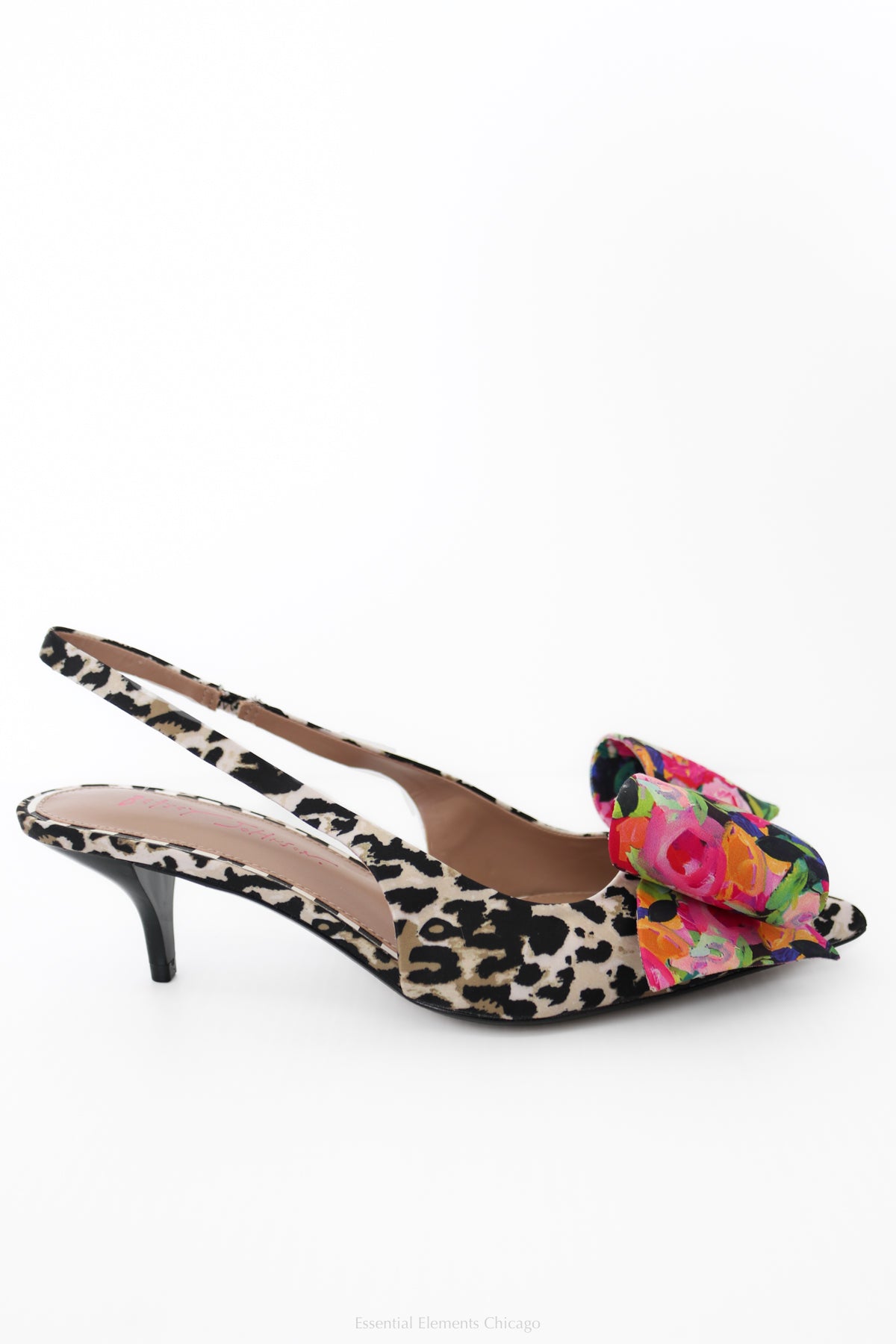 Betsey Johnson Claira Slingback, Leopard - Essential Elements Chicago