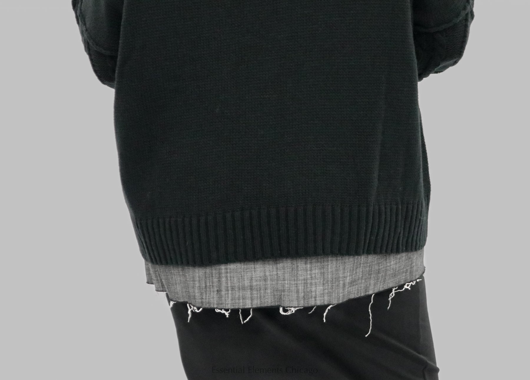 Bread & Butter Denim Pocket Sweater - Essential Elements Chicago