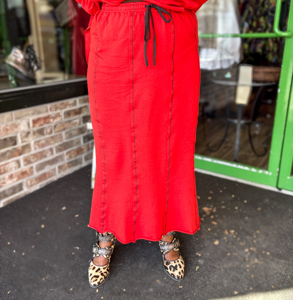 Cheyenne Cotton Jersey Skirt - Essential Elements Chicago