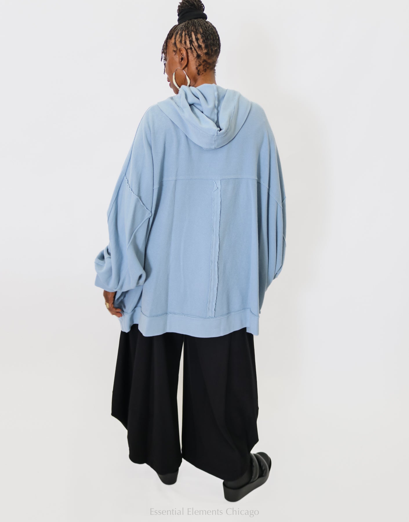 Cotton Lani Cocoon Cardi, Lake