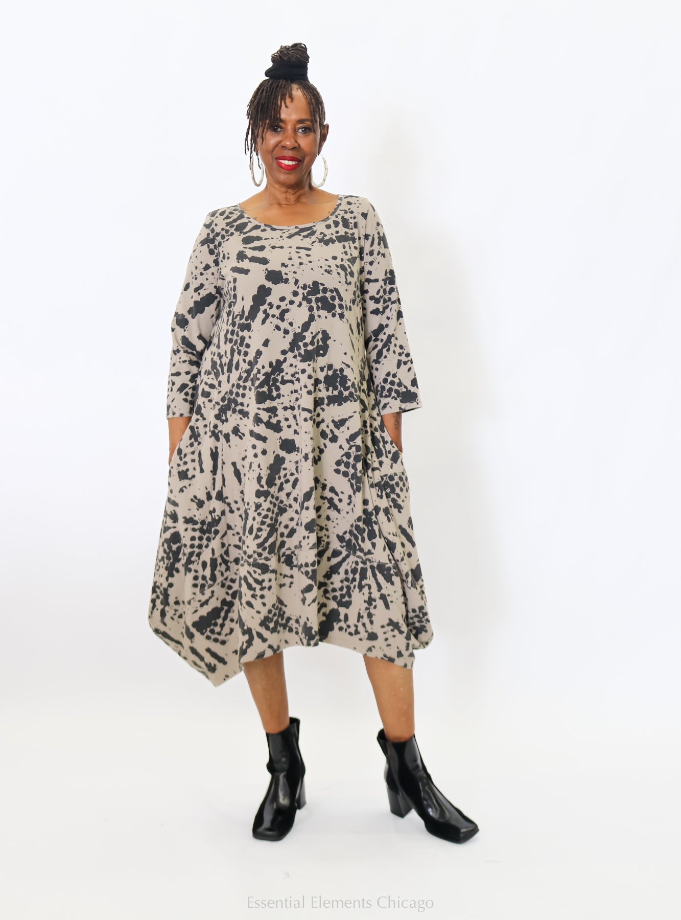 Cotton Lani Tulip Dress - Essential Elements Chicago