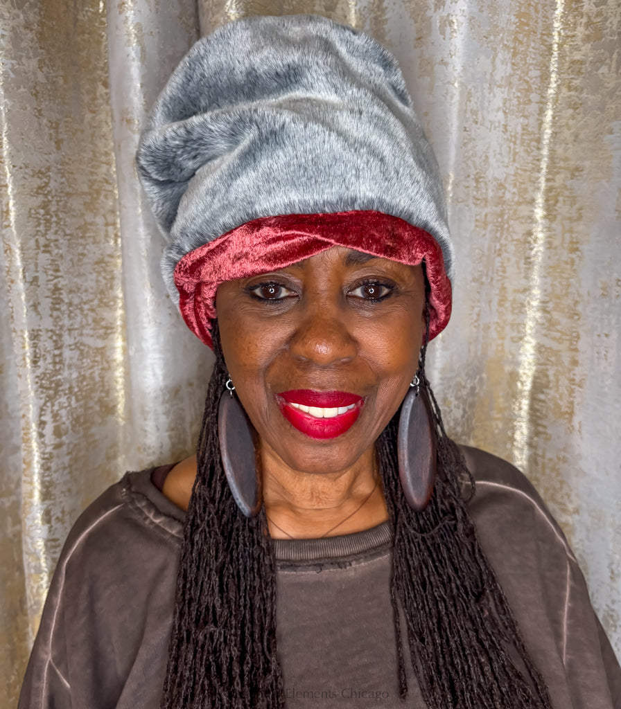 Duality Faux Fur Beanie - Essential Elements Chicago