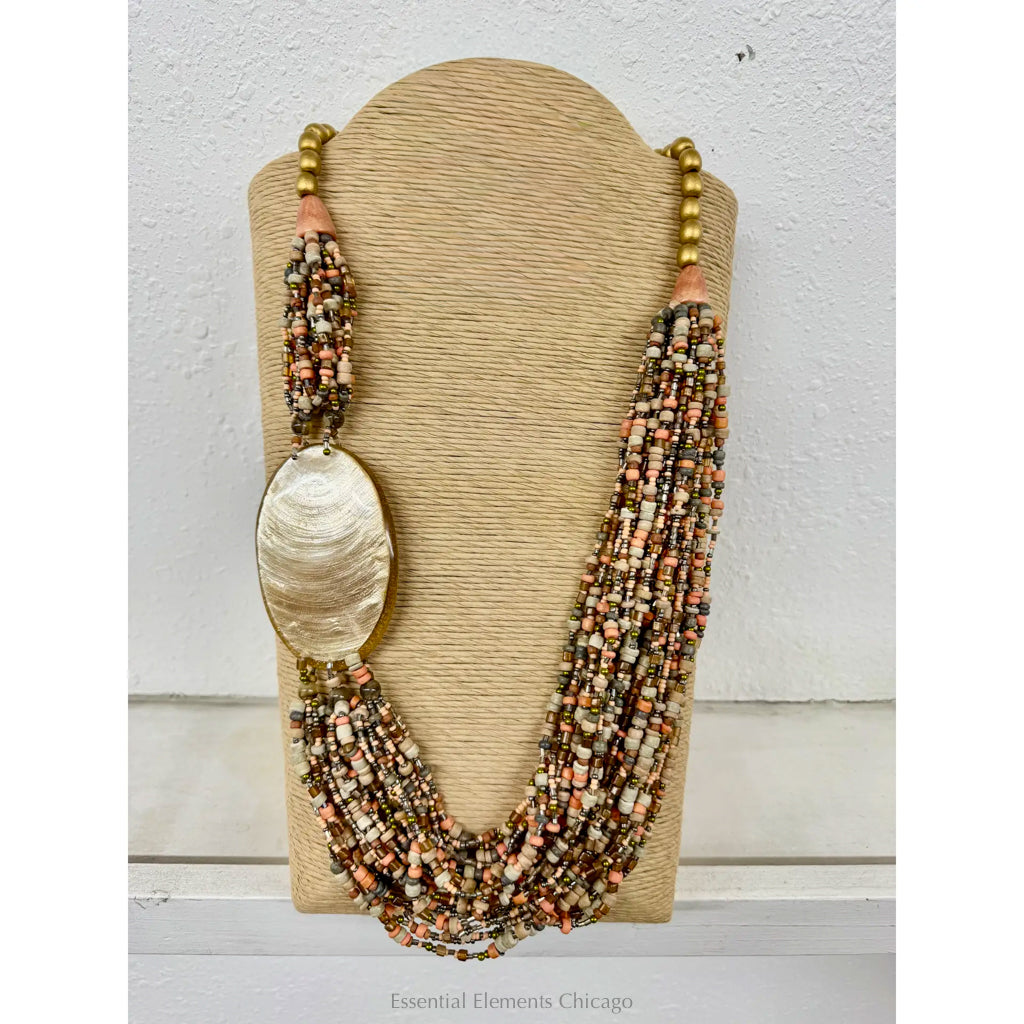 Duru Polished Oval Necklace - Essential Elements Chicago