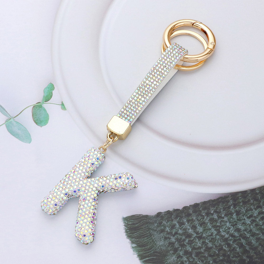 Elements Bling Initial Keychain (K-O) - Essential Elements Chicago