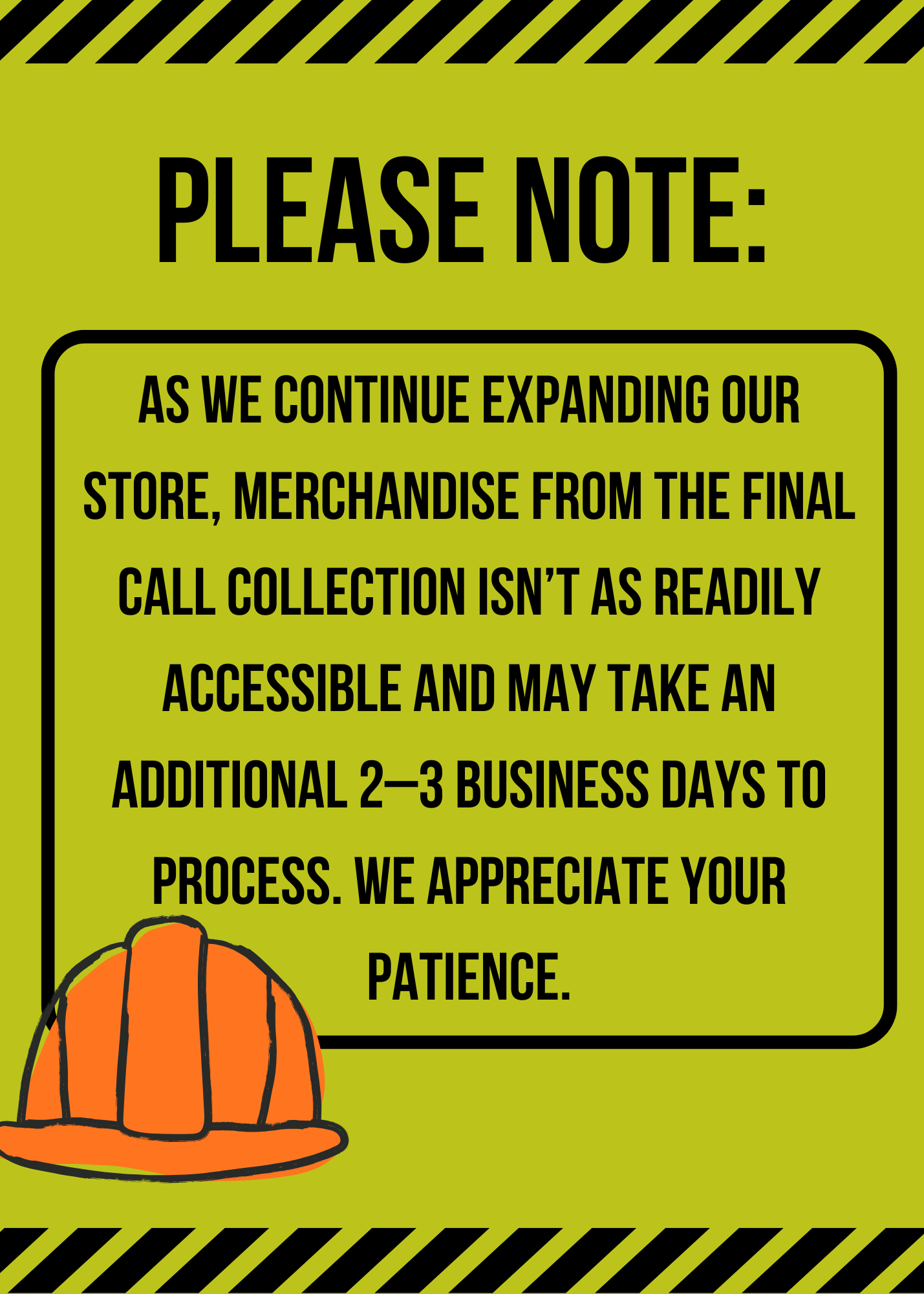 PLEASE NOTE