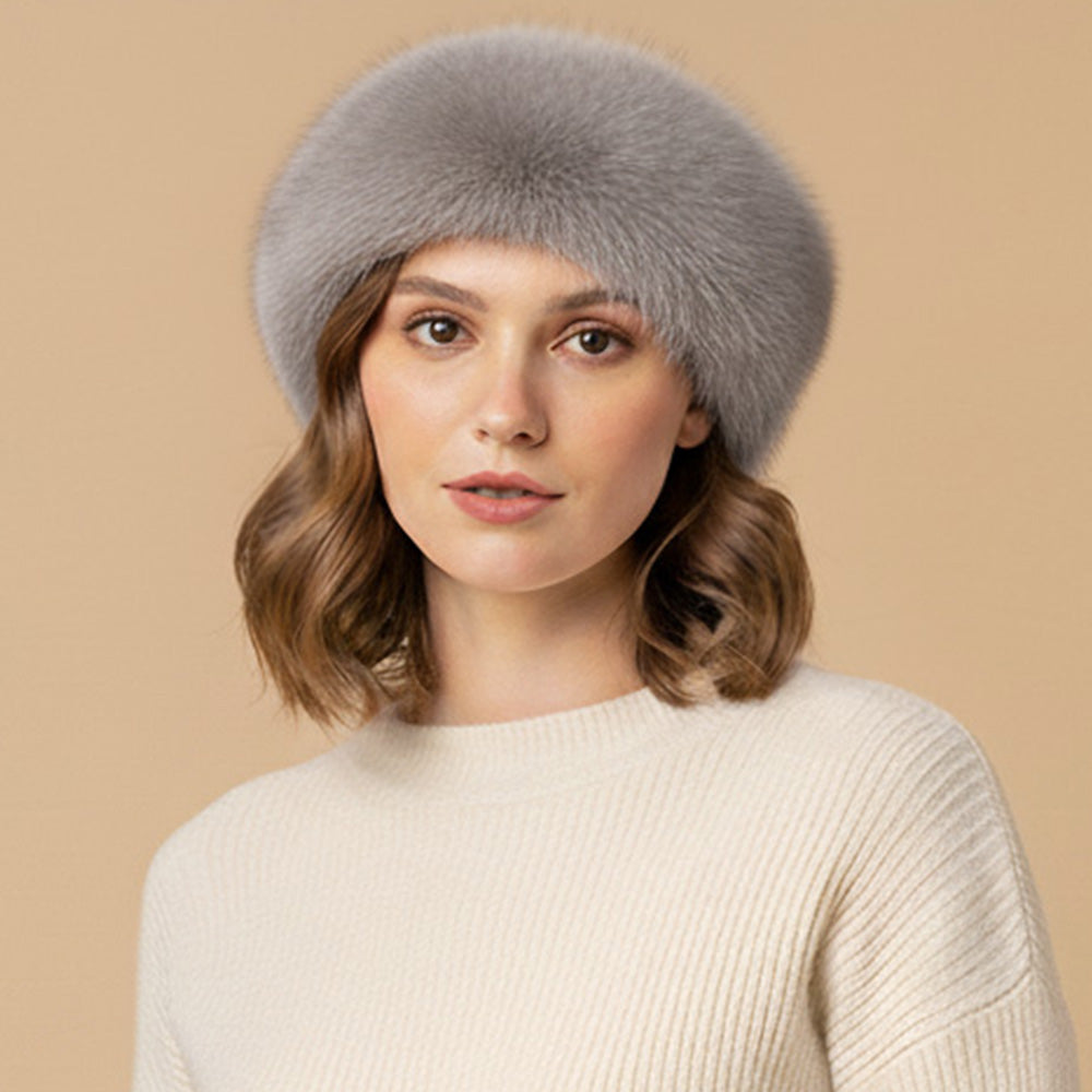 Faux Fur Beret - Essential Elements Chicago