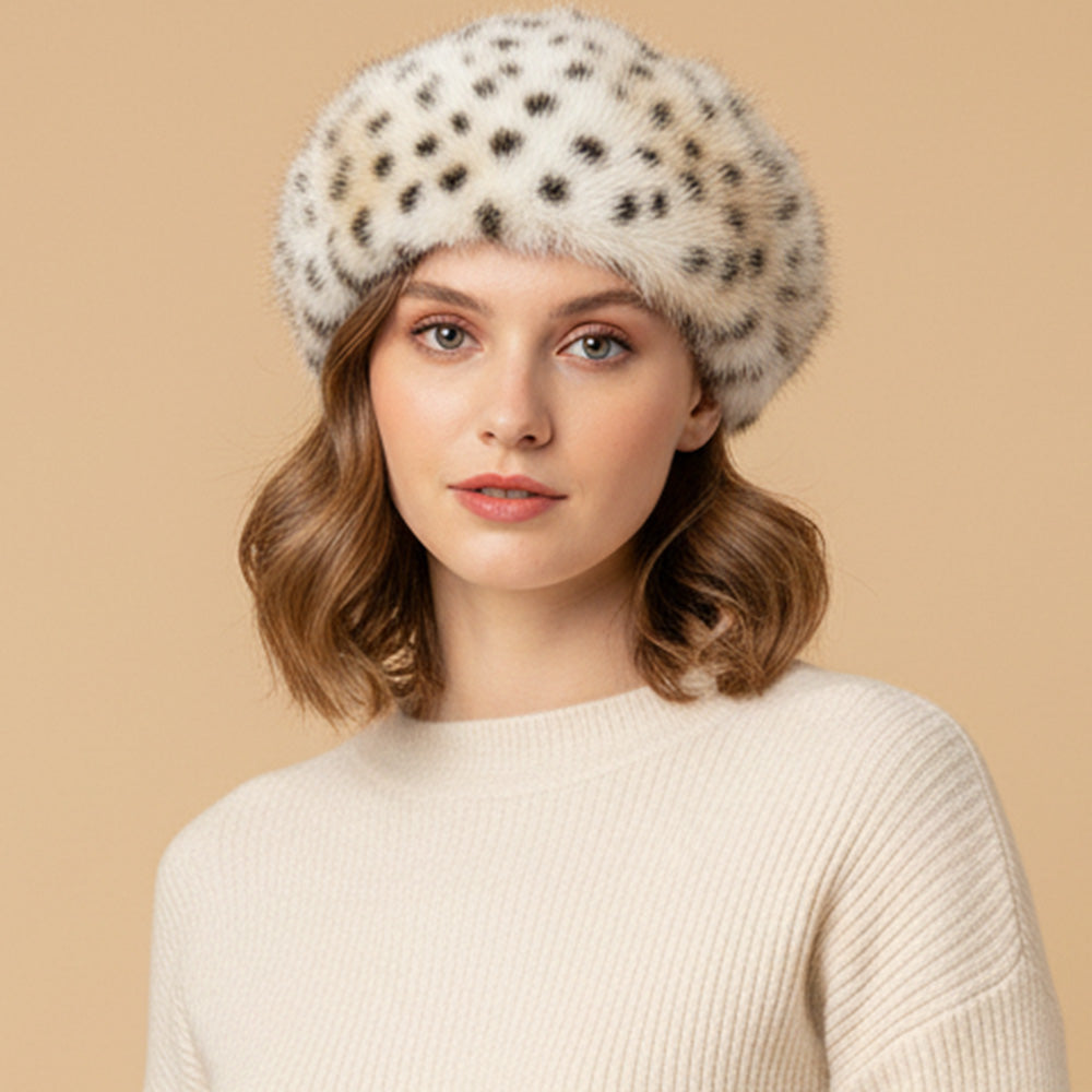 Faux Fur Beret - Essential Elements Chicago