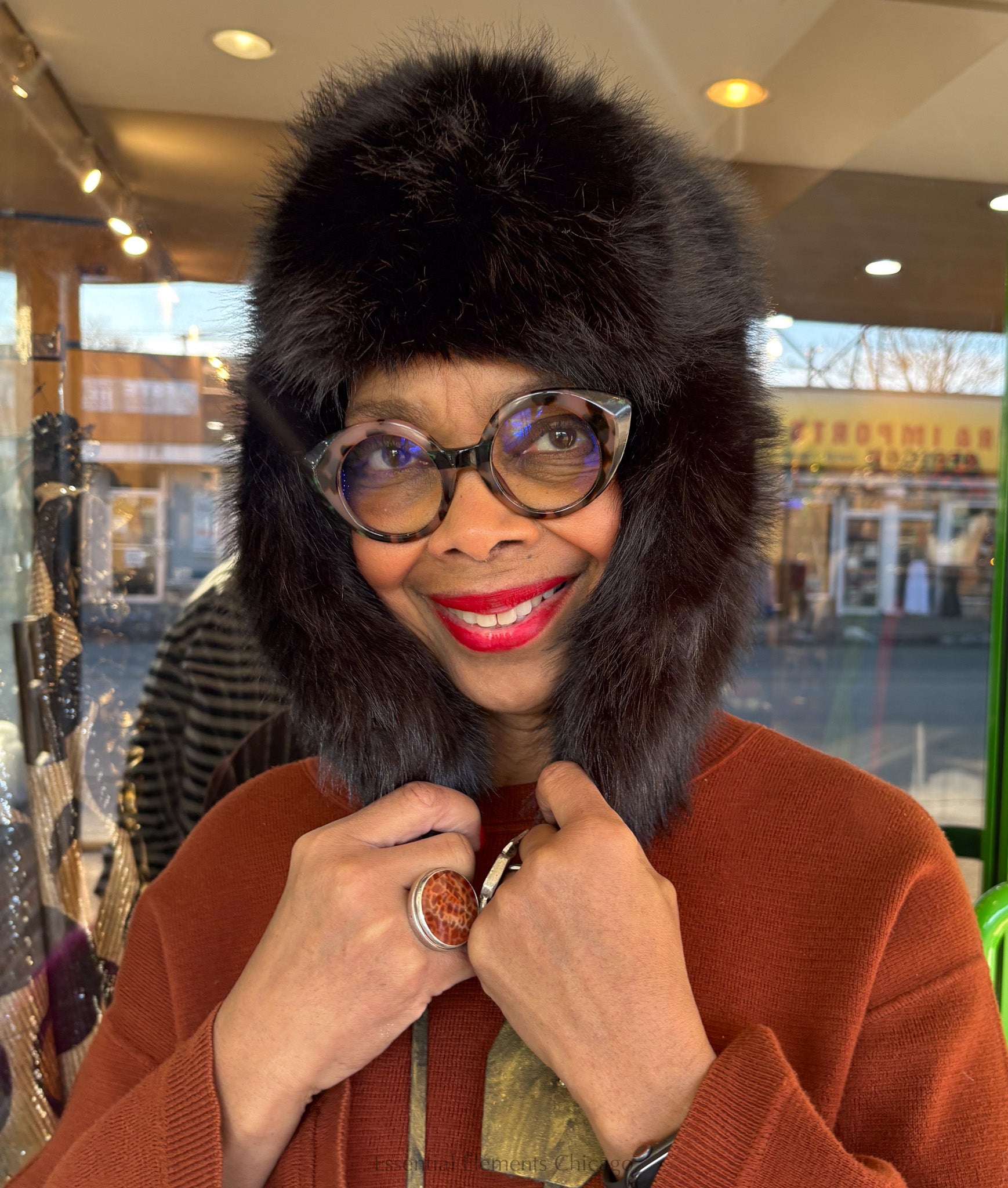 Faux Fur Trapper - Essential Elements Chicago