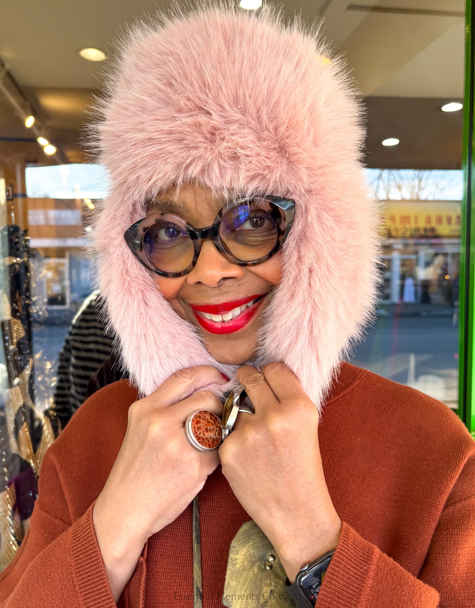 Faux Fur Trapper - Essential Elements Chicago