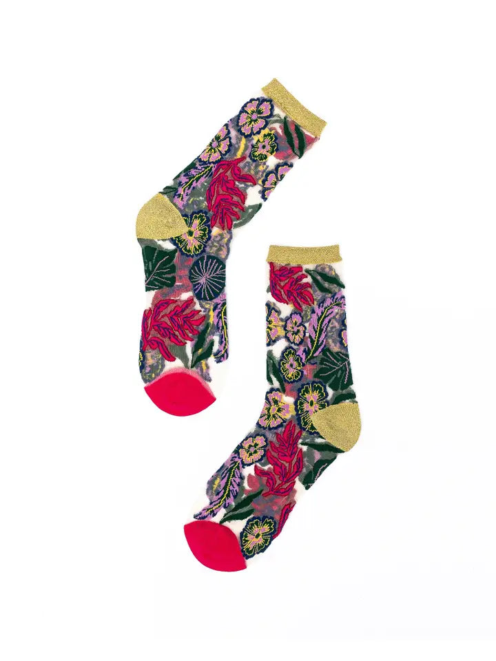 Sock Candy Festive Floral Sock