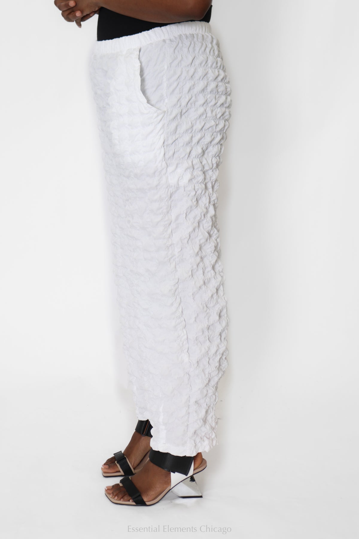 Gershon Bram Dalit Pant, White - Essential Elements Chicago