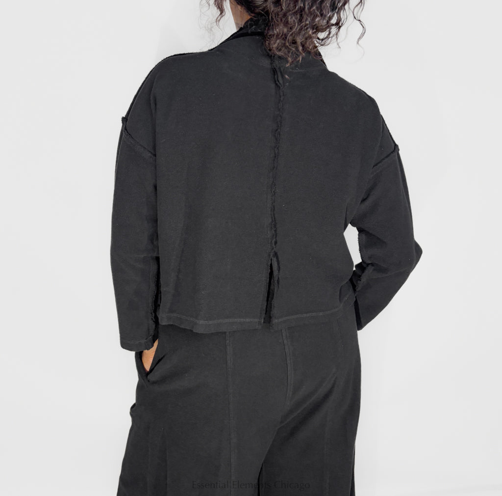 Gerties Funnel Jacket, Black - Essential Elements Chicago