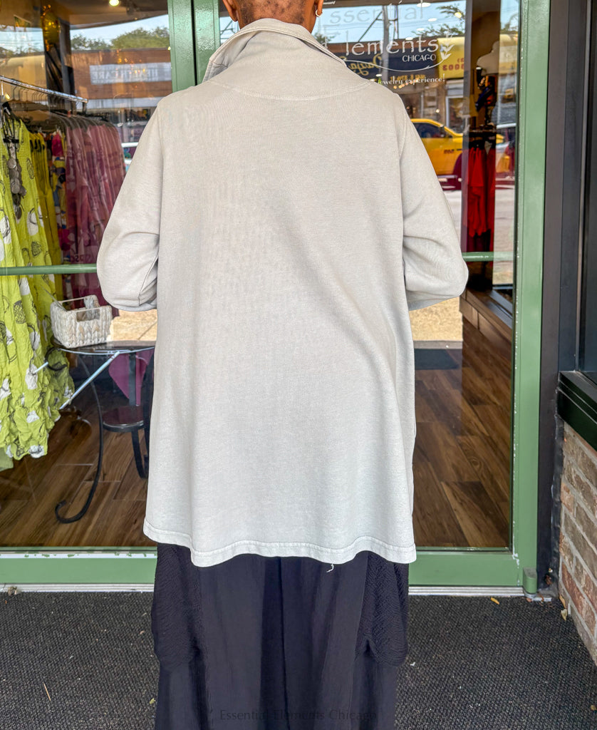 Gerties No Button Coat, Moonrock - Essential Elements Chicago
