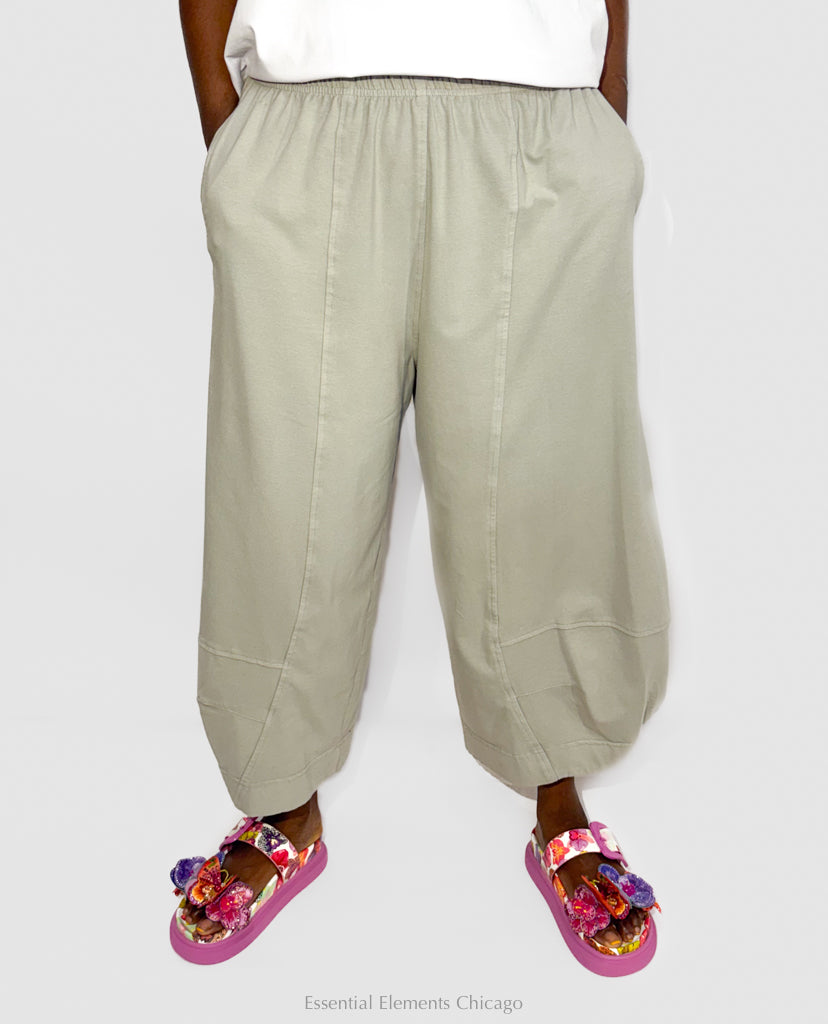 Gerties Tucked Hem Pant, Moonrock - Essential Elements Chicago