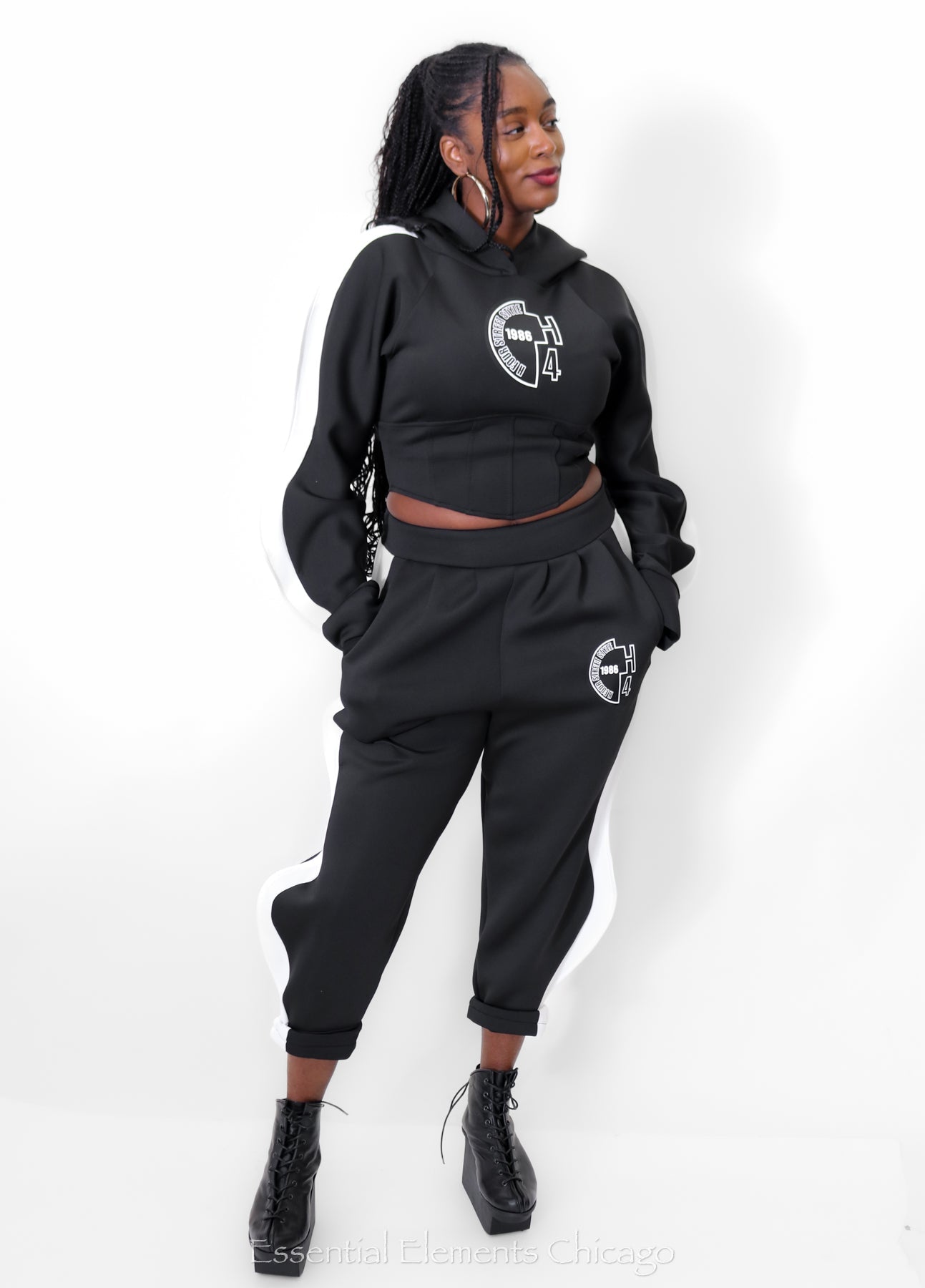 H4 Urban Graphic Hoody - Essential Elements Chicago