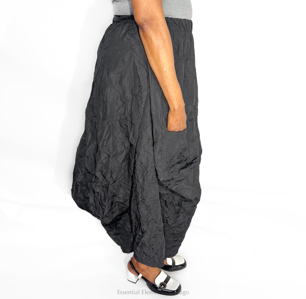 Heydari Crinkle Cropped Pants - Essential Elements Chicago
