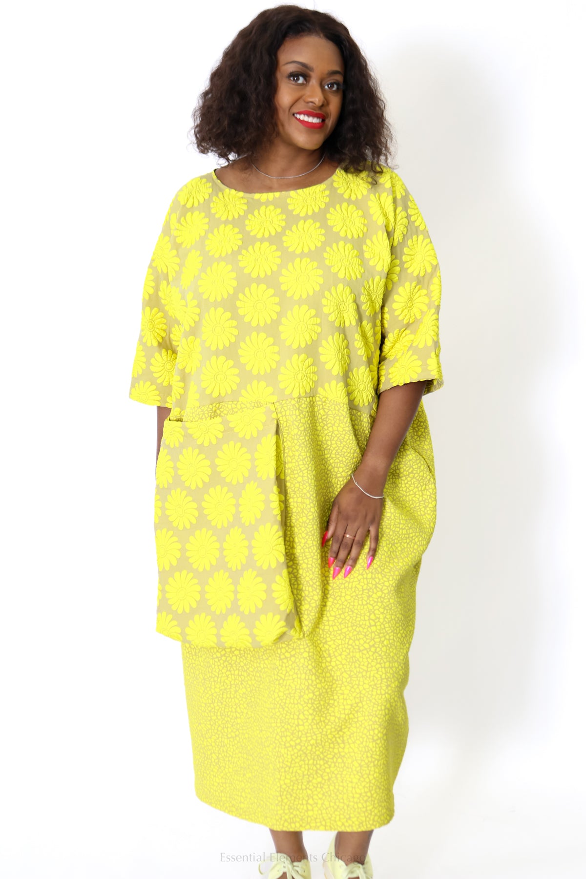Heydari Melanie Mosaic Dress - Essential Elements Chicago