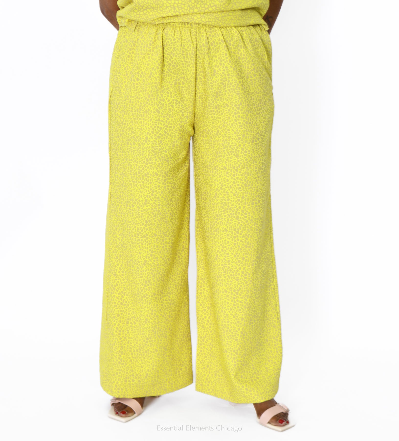 Heydari Mosaic Lemon Pant - Essential Elements Chicago