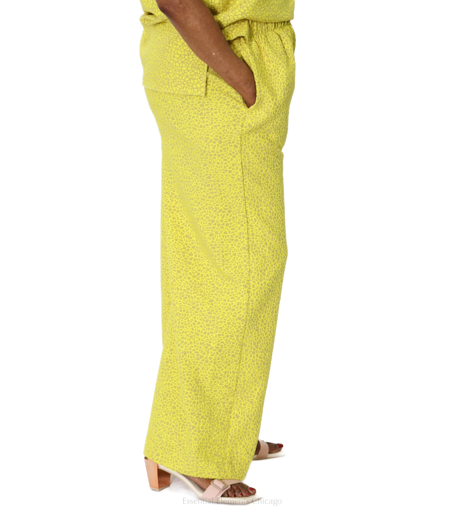 Heydari Mosaic Lemon Pant - Essential Elements Chicago