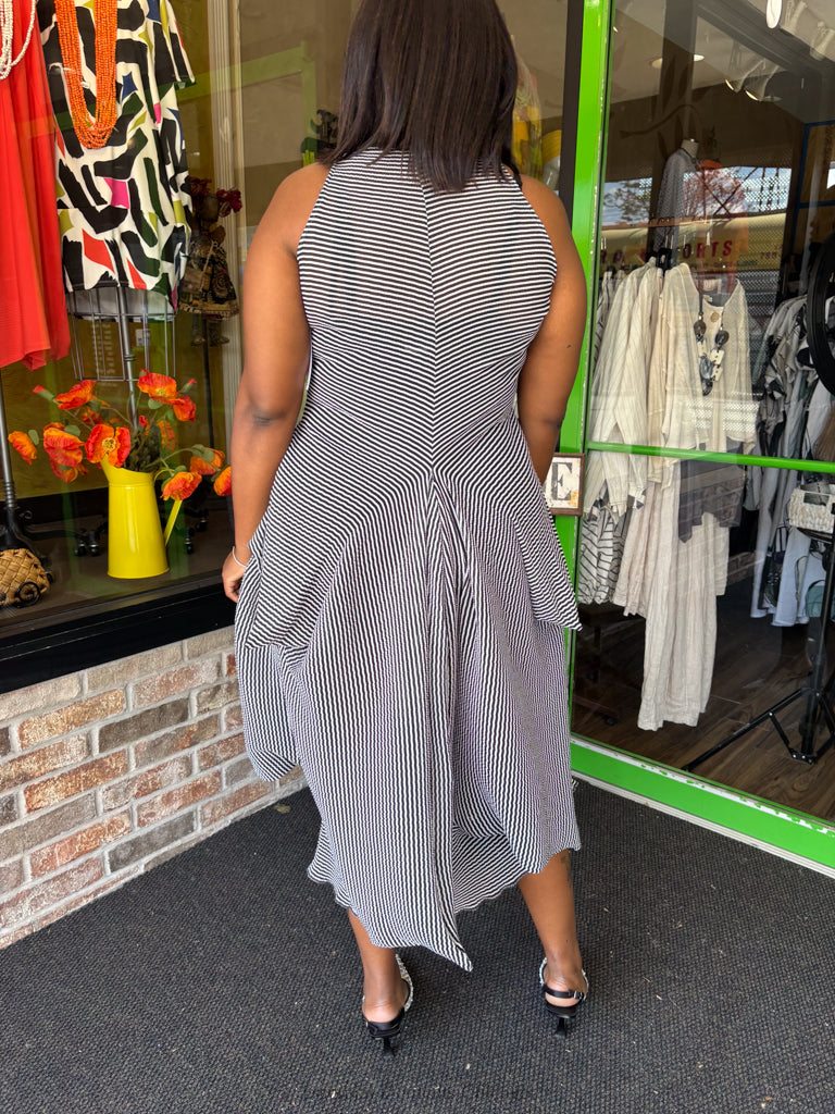 Heydari Striped Dress - Essential Elements Chicago