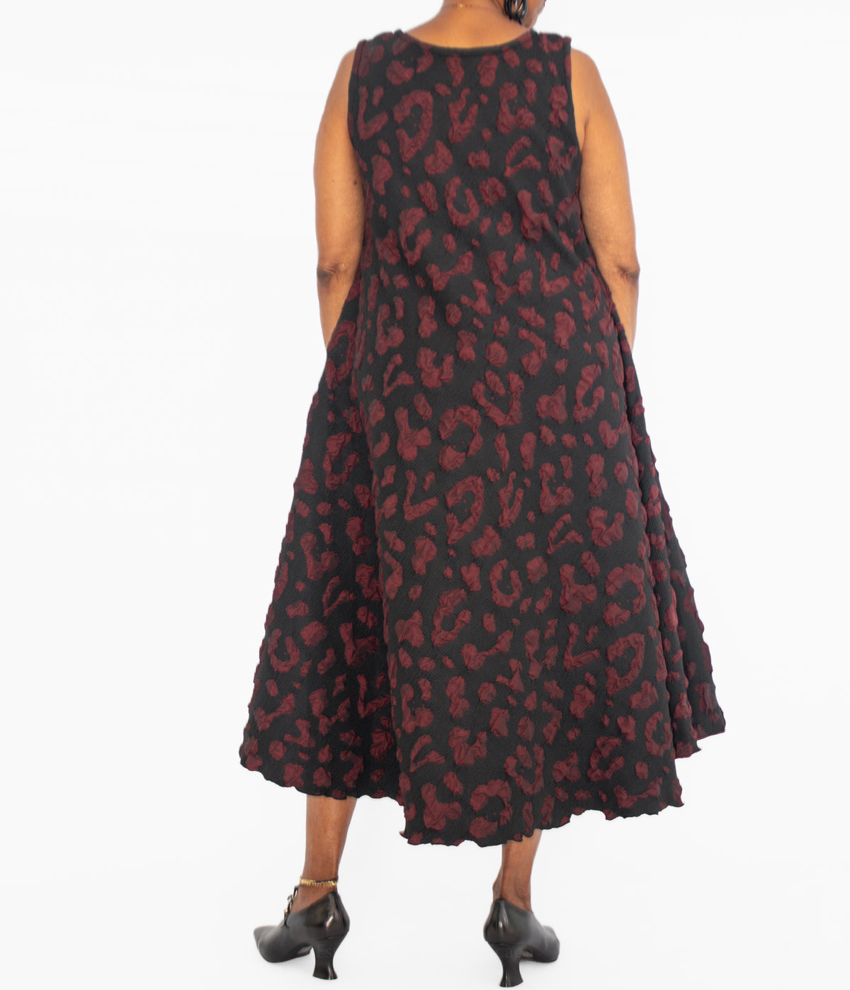 Heydari Textured Sleeveless Dress - Essential Elements Chicago