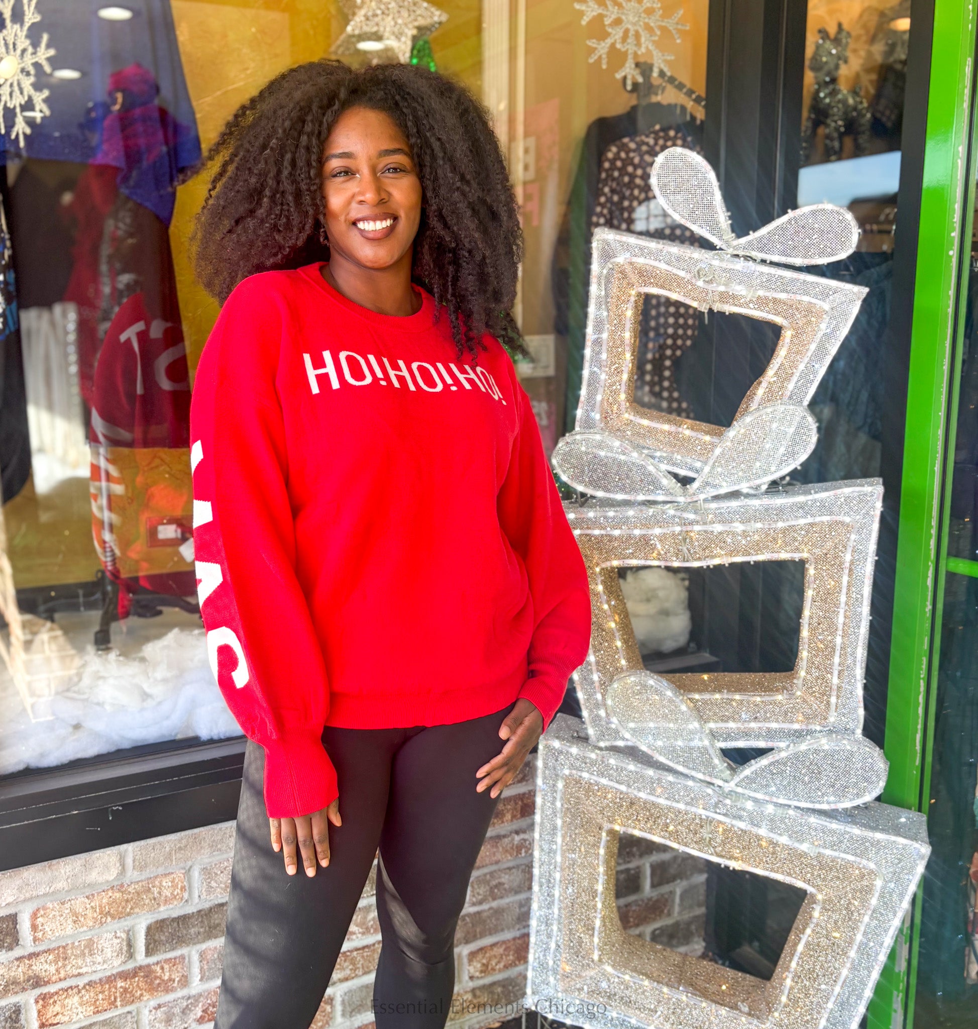 Ho Ho Ho Merry Christmas Sweater - Essential Elements Chicago