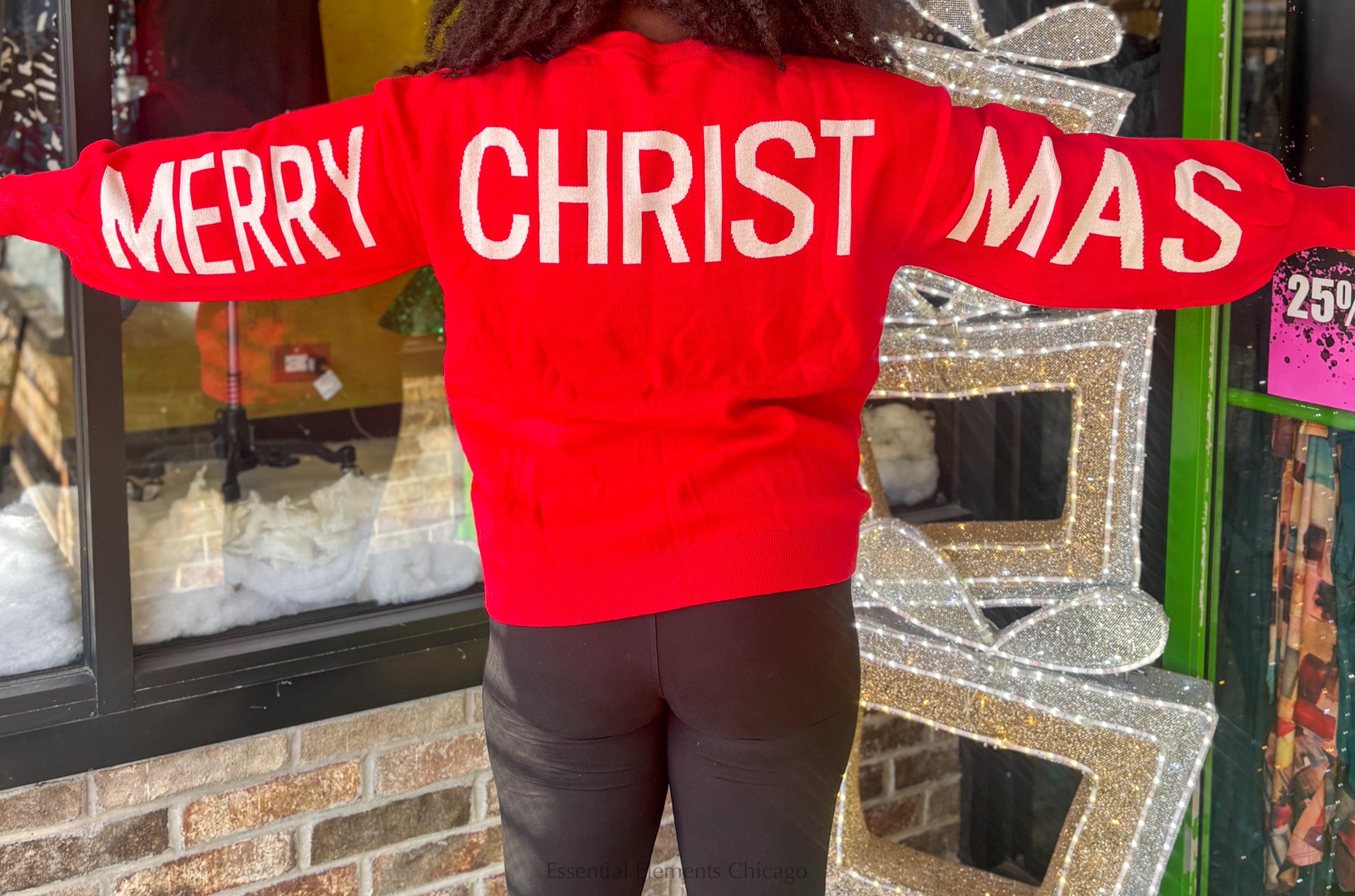 Ho Ho Ho Merry Christmas Sweater - Essential Elements Chicago